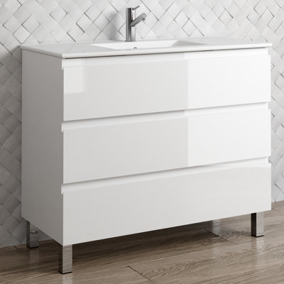 Ensemble de meuble-lavabo simple 39 po Jasso Costa