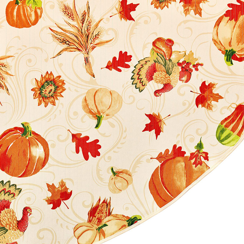 Ashfield Thanksgiving Tablecloth, 60" x 60"