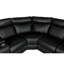 Fauteuil inclinable manuel de cinéma maison avec porte-gobelet, canapé inclinable avec rangement en PU pour le salon, cinéma maison