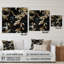 Aurore noire élégante - décoration murale abstraite en acrylique Aurore-101500634