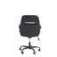 Chaise de bureau en similicuir noir