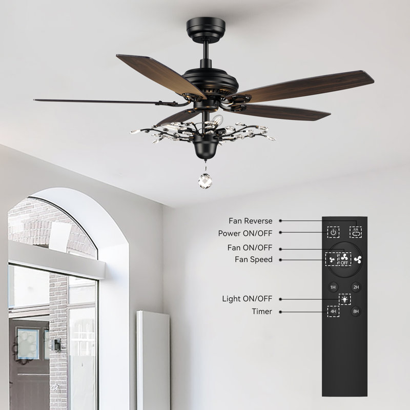 Fulham 52'' Ceiling Fan with Light Kit
