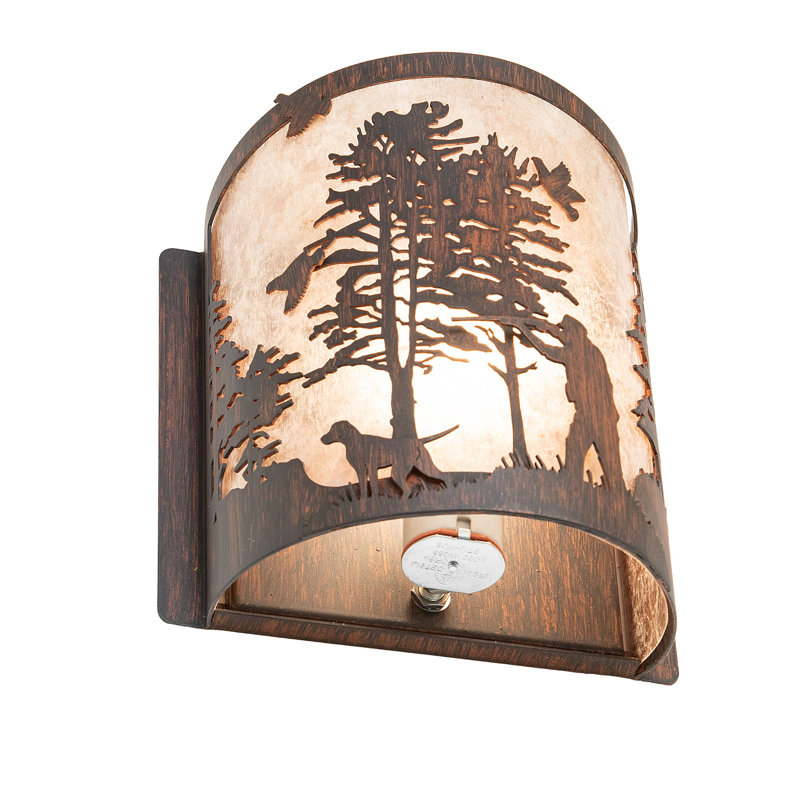 1 - Light Flush Mounted Sconce