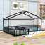 Lit simple en L avec garde-corps en L-2104367728
