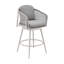 Chaise de bar 44 po avec repose-pieds