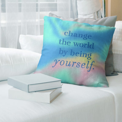Cotton Blend Reversible Pillow Cover