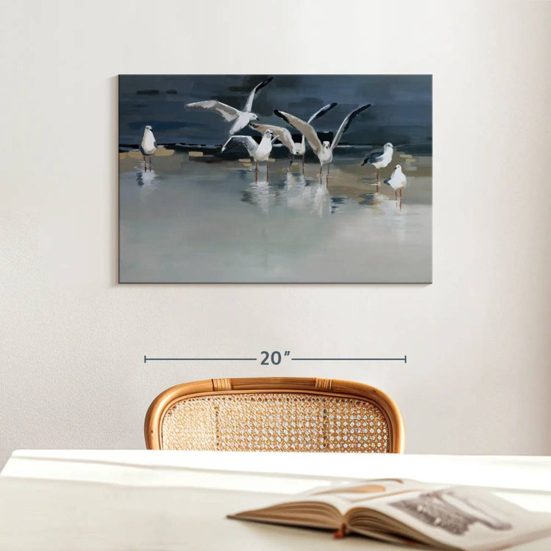 Brampt Seagulls Serenity, 16'' H x 24'' W