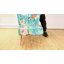 Fauteuil demi-tonneau en velours avec dossier capitonné Alice Felicia-93292521