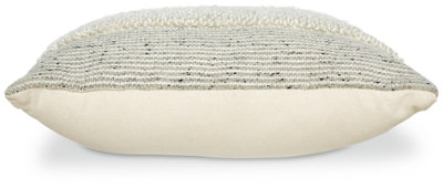 Nordic Off-White Popcorn Stitch Square Throw Pillow