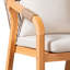 Ensemble de 2 chaises de patio en eucalyptus Bex