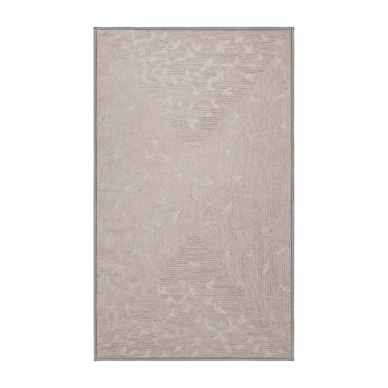 Silky Soft Plush Gray Area Rug, Rectangle 3' x 5'