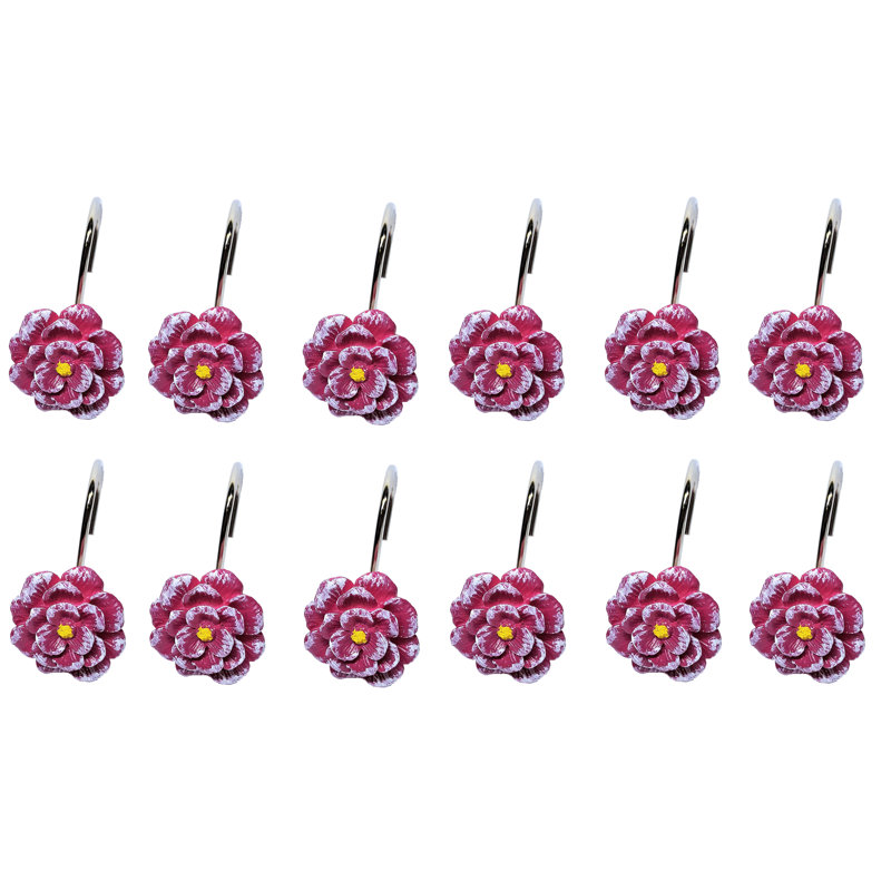 Crochets de rideau de douche Zinnia