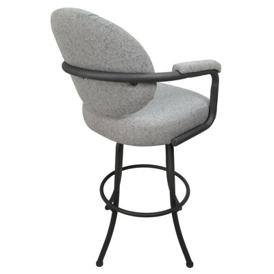Ivette Counter Stool 26" Hemsath Slate - Grey