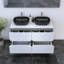 Meuble-lavabo double 47,2 po avec dessus Kaydin-935074316-935074319