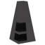 Foyer noir vidaXL 19,69 x 19,69 x 39,37 po-1302077984-1302077985