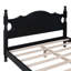 Structure de lit plateforme en bois de style rétro avec support en lattes de bois, aucun sommier requis, robuste et facile à assembler-549280841-549280842