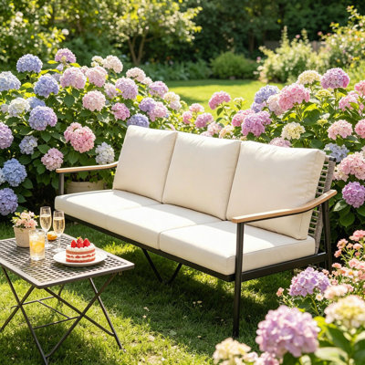 Canapé d'extérieur 3 places Chic Wicker