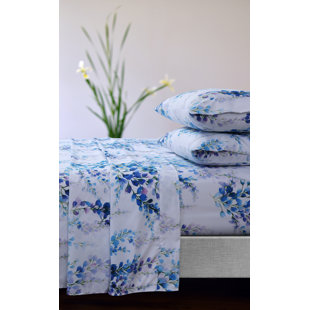 Microfiber Floral Sheet Set