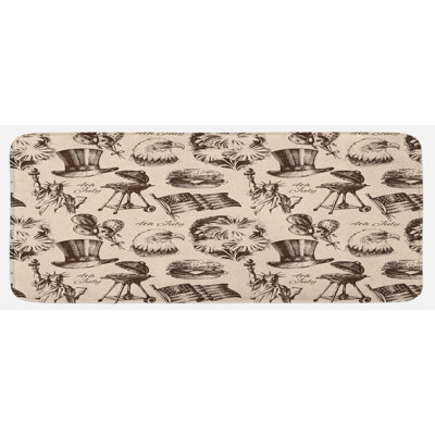 Tapis de cuisine 4e de juillet