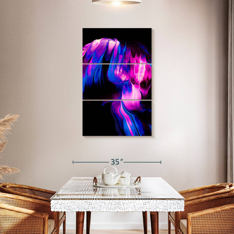 Peinture abstraite Avery III, H 45 po x l 28 po