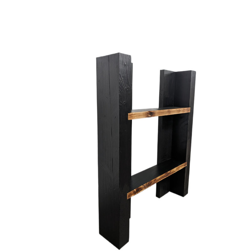 Handcrafted Solid Wood Wall Display Unit