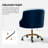 Doreen Velvet Hand-Curated Task Chair-5963153