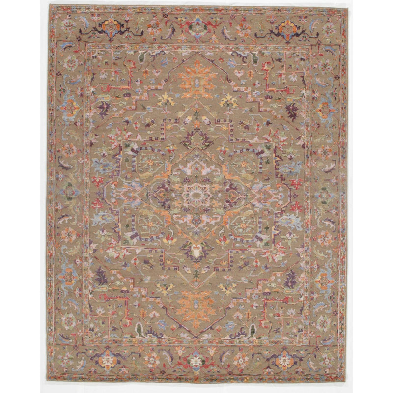 Oriental Area Rug in Tan
