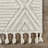 Jemier Textured Tile Ivory Area Rug-179381198