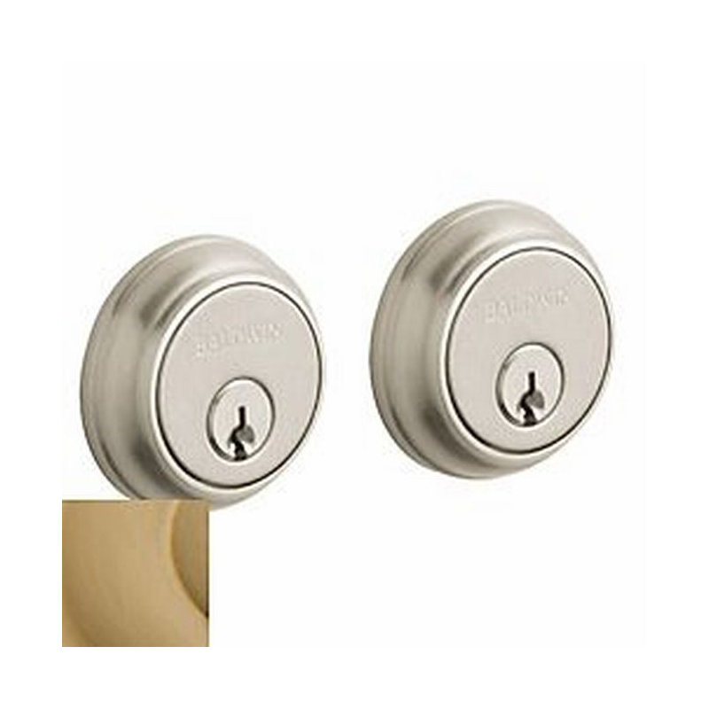Traditional Double Cylinder, Vintage Brass