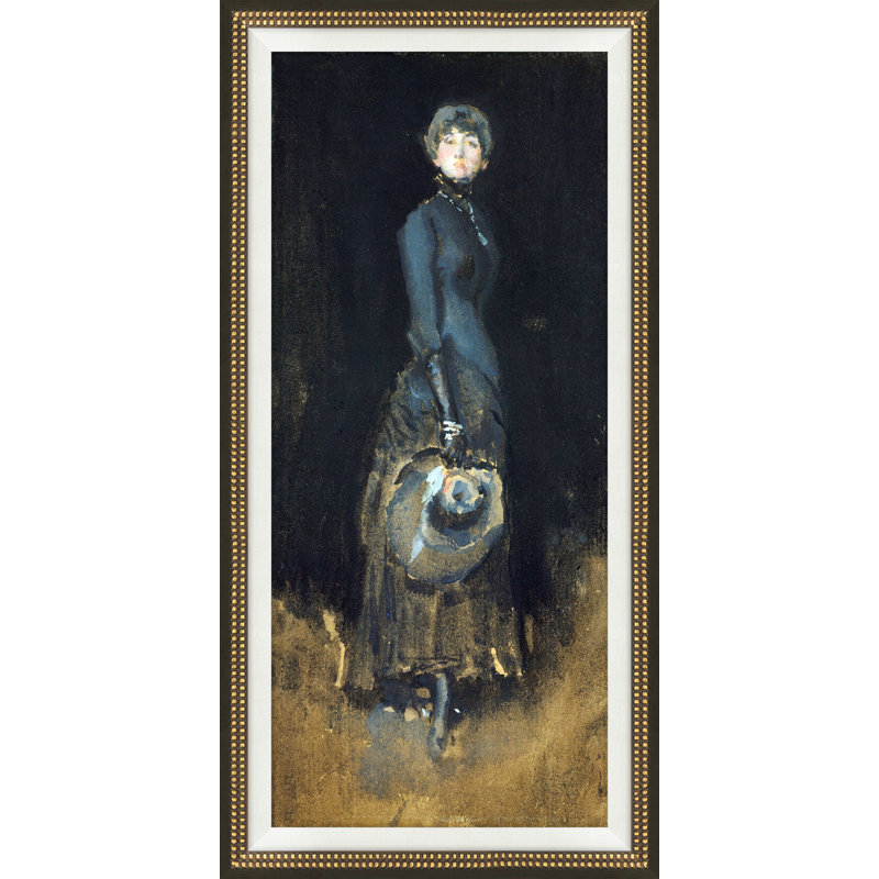 La Dame - peinture encadrée