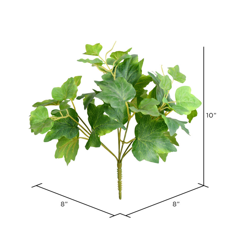 10'' Faux Ivy Branch