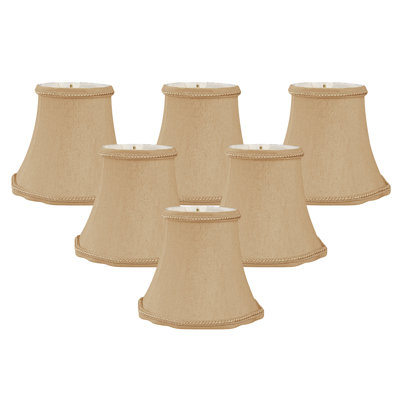 4.5'' H Silk Bell Candelabra Shade