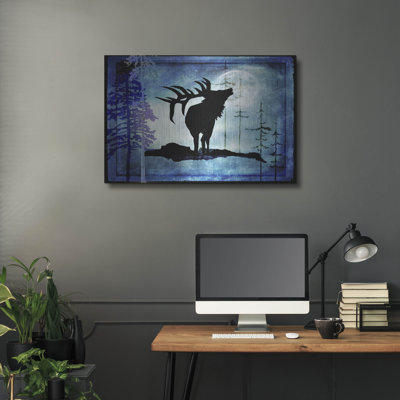 «Midnight Elk» par Lightbox Journal sur métal
