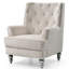 Élégant fauteuil ivoire pour espaces confortables-586733496
