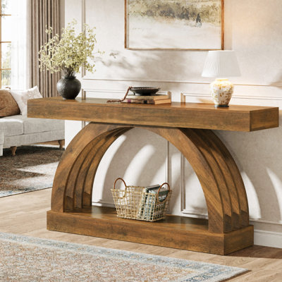 63" W Arched Console Table
