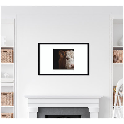 Cow Close by Emiko and Mark Franzen F2 Images Framed Wall Art Print