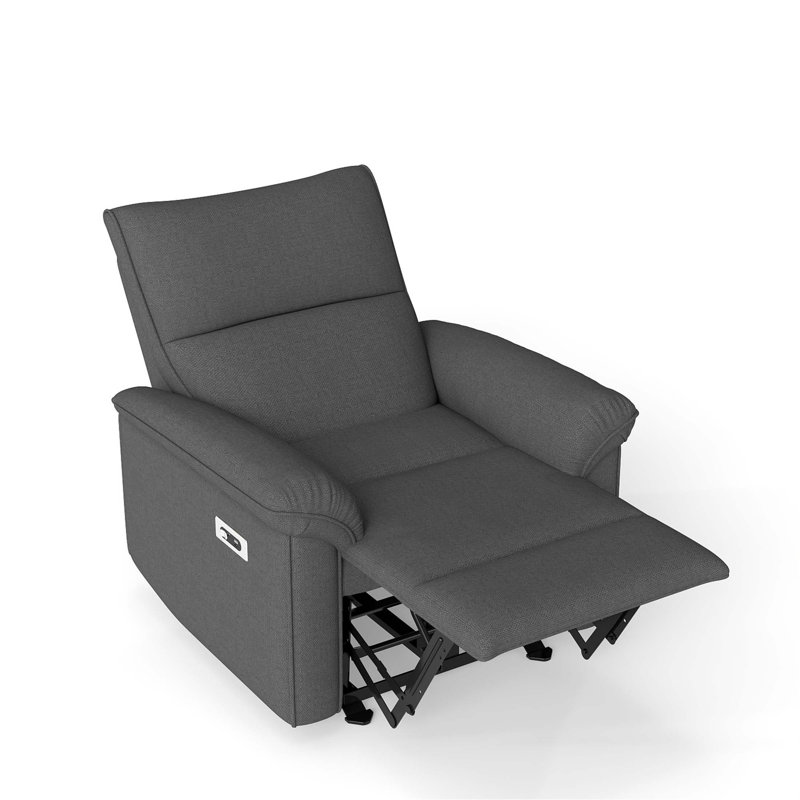 Zero Wall Power Recliner Chair, Electric Recliner For Small Spaces With USB Charging, Ideal For Living Room And Bedroom