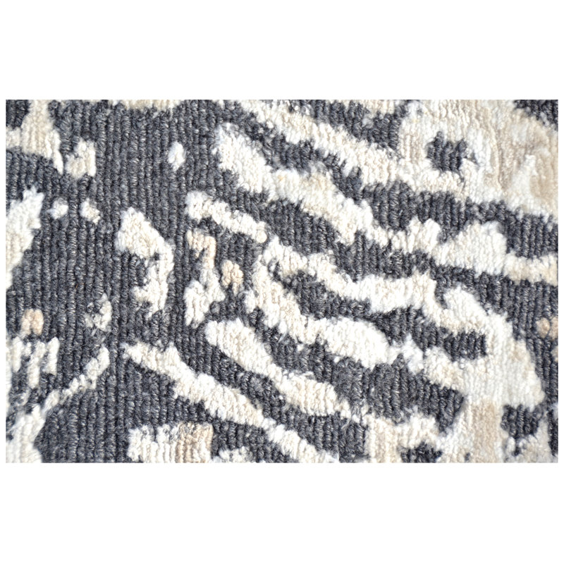 Abstract Area Rug, Rectangle 6'2" x 9'2"