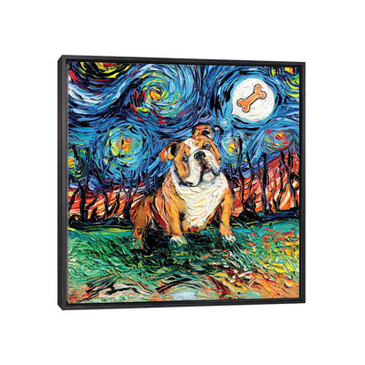 " Starry Bulldog " by Aja Trier