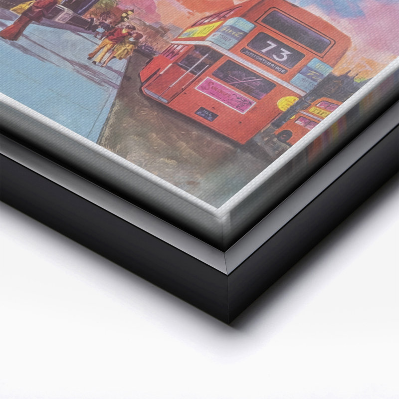 London City, Cadre noir, Canevas, H 08 po x l 10 po