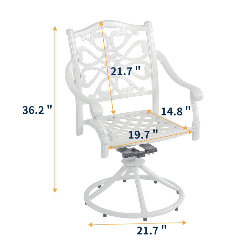 Fauteuil Aubie, Blanc