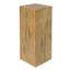 Ensemble de tables d'appoint de style rétro naturel, tables de bout empilables, table d'appoint MGO à colonne carrée pour le salon, la chambre à coucher, le bureau, couleur naturelle