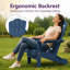 Chaise Adirondack pliante en résine-1109324864