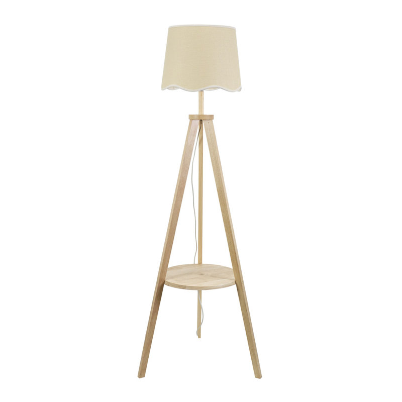 Ryelan 151cm Tripod Floor Lamp, No, Natural, Natural