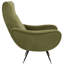 Dakota Velvet Retro Mid Century Accent Chair-33012599