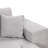 104.5" Pull Out Sleeper Reversible L-Shape 3 Seat Sectional Couch With Storage Chaise And 2 Stools For Living Room, Gray Bed-1570794172