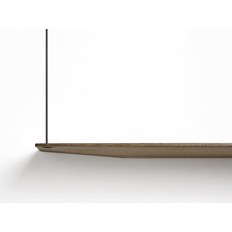 Stedge Add-On Shelf (80 Cm), 15.7" H x 23.6" W x 8.7" D, Smoked Oak