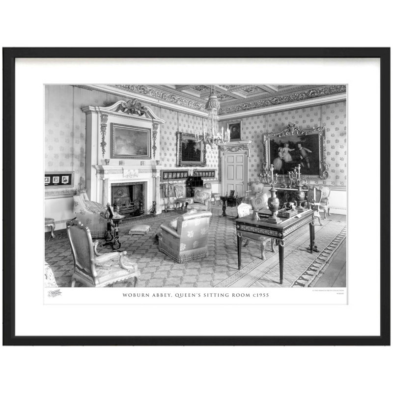 Woburn Abbey, Queen - Single Picture Frame Print, 60cm H X 80cm W x 2cm D