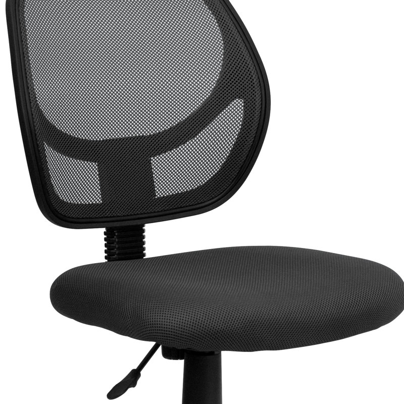 Chaise de bureau Wayfair Basics®, Gris, Non inclus