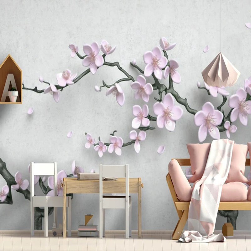 Cherry Blossom Serenity Mural Series, 108" L x 96" W